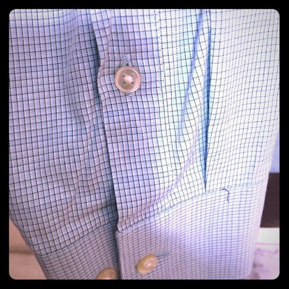 DKNY Micro Box Button Down! Tiffany Blue - Picture 3 of 4